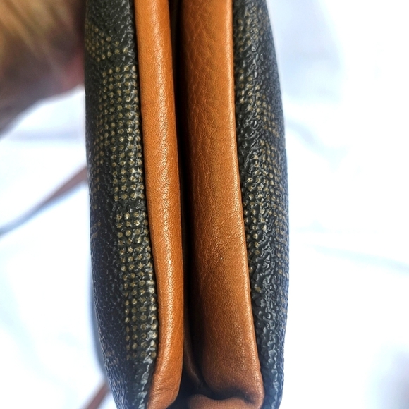 Michael Kors Brown MK Signature Leather Crossbody/Shoulder Bag Two Compartments - Picture 9 of 10